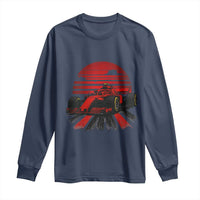 Racing Car Red Speed Motorsport Long Sleeve Shirt - Wonder Print Shop