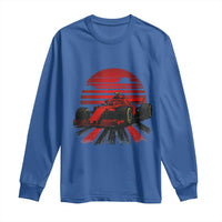Racing Car Red Speed Motorsport Long Sleeve Shirt - Wonder Print Shop