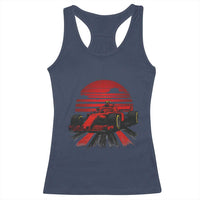Racing Car Red Speed Motorsport Racerback Tank Top - Wonder Print Shop