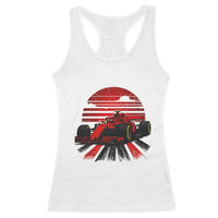 Racing Car Red Speed Motorsport Racerback Tank Top - Wonder Print Shop