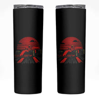 Racing Car Red Speed Motorsport Skinny Tumbler - Wonder Print Shop