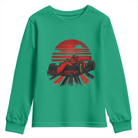 Racing Car Red Speed Motorsport Youth Sweatshirt - Wonder Print Shop