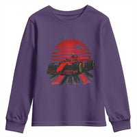 Racing Car Red Speed Motorsport Youth Sweatshirt - Wonder Print Shop