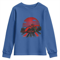 Racing Car Red Speed Motorsport Youth Sweatshirt - Wonder Print Shop