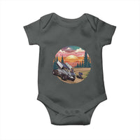 Sprint Car Dirt Track Racing Sunset Motorsports Baby Onesie - Wonder Print Shop