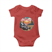 Sprint Car Dirt Track Racing Sunset Motorsports Baby Onesie - Wonder Print Shop