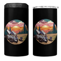 Sprint Car Dirt Track Racing Sunset Motorsports 4 in 1 Can Cooler Tumbler - Wonder Print Shop