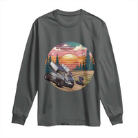 Sprint Car Dirt Track Racing Sunset Motorsports Long Sleeve Shirt - Wonder Print Shop