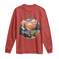 Sprint Car Dirt Track Racing Sunset Motorsports Long Sleeve Shirt - Wonder Print Shop