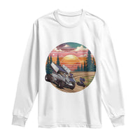 Sprint Car Dirt Track Racing Sunset Motorsports Long Sleeve Shirt - Wonder Print Shop