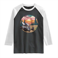 Sprint Car Dirt Track Racing Sunset Motorsports Raglan Shirt - Wonder Print Shop