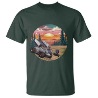 Sprint Car Dirt Track Racing Sunset Motorsports T Shirt - Wonder Print Shop