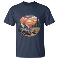 Sprint Car Dirt Track Racing Sunset Motorsports T Shirt - Wonder Print Shop