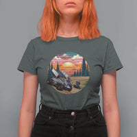 Sprint Car Dirt Track Racing Sunset Motorsports T Shirt For Women - Wonder Print Shop