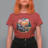 Sprint Car Dirt Track Racing Sunset Motorsports T Shirt For Women - Wonder Print Shop