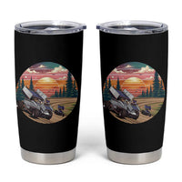 Sprint Car Dirt Track Racing Sunset Motorsports Tumbler Cup - Wonder Print Shop