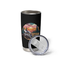 Sprint Car Dirt Track Racing Sunset Motorsports Tumbler Cup - Wonder Print Shop