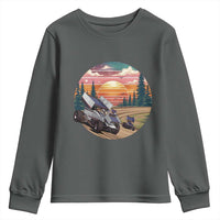 Sprint Car Dirt Track Racing Sunset Motorsports Youth Sweatshirt - Wonder Print Shop