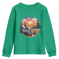 Sprint Car Dirt Track Racing Sunset Motorsports Youth Sweatshirt - Wonder Print Shop
