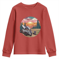 Sprint Car Dirt Track Racing Sunset Motorsports Youth Sweatshirt - Wonder Print Shop
