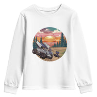 Sprint Car Dirt Track Racing Sunset Motorsports Youth Sweatshirt - Wonder Print Shop