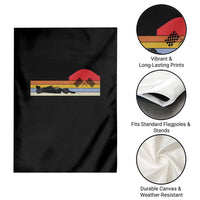 Racing Car Retro Style Vintage Garden Flag - Wonder Print Shop