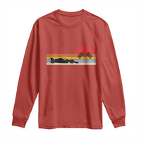 Racing Car Retro Style Vintage Long Sleeve Shirt - Wonder Print Shop