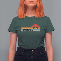 Racing Car Retro Style Vintage T Shirt For Women - Wonder Print Shop