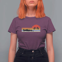 Racing Car Retro Style Vintage T Shirt For Women - Wonder Print Shop