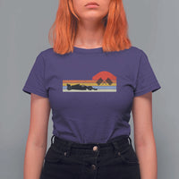 Racing Car Retro Style Vintage T Shirt For Women - Wonder Print Shop