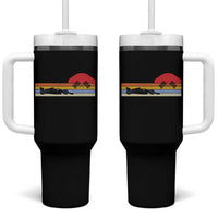 Racing Car Retro Style Vintage Tumbler With Handle