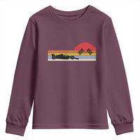 Racing Car Retro Style Vintage Youth Sweatshirt - Wonder Print Shop
