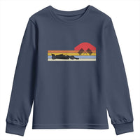 Racing Car Retro Style Vintage Youth Sweatshirt - Wonder Print Shop