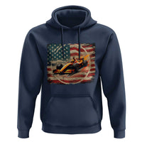 Racing Car Hoodie Patriotic American Flag Race - Wonder Print Shop