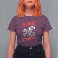 Racing Car T Shirt For Women King Of The Streets - Wonder Print Shop