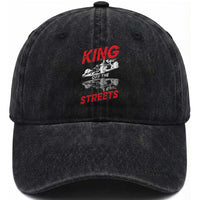 Racing Car Washed Cotton Baseball Cap King Of The Streets