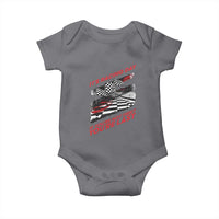 Funny Racing Car Flag Baby Onesie It Is Racing Day - Wonder Print Shop