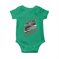Funny Racing Car Flag Baby Onesie It Is Racing Day - Wonder Print Shop