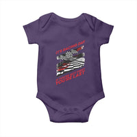 Funny Racing Car Flag Baby Onesie It Is Racing Day - Wonder Print Shop