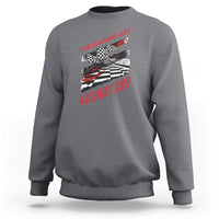 Funny Racing Car Flag Sweatshirt It Is Racing Day - Wonder Print Shop