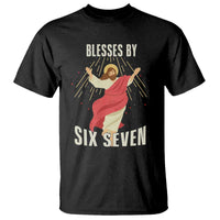 Christian 67 Meme T Shirt Blesses By Six Seven Funny - Wonder Print Shop