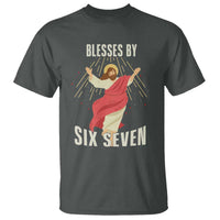 Christian 67 Meme T Shirt Blesses By Six Seven Funny - Wonder Print Shop