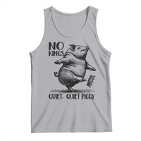 Quiet Piggy No Kings Tank Top Funny Sarcastic Political - Wonder Print Shop