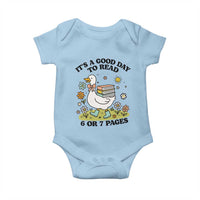 It’s A Good Day To Read 6 or 7 Pages Baby Onesie Funny Six Seven Teacher Book Lover - Wonder Print Shop