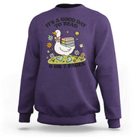 It’s A Good Day To Read 6 or 7 Pages Sweatshirt Funny Six Seven Teacher Book Lover - Wonder Print Shop