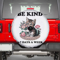 Be Kind 6 7 Days a Week Spare Tire Cover Funny Six Seven Cat Teacher Meme - Wonder Print Shop