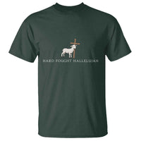 Hard Fought Hallelujah T Shirt Christian Bible Verse Faith - Wonder Print Shop