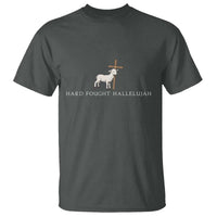 Hard Fought Hallelujah T Shirt Christian Bible Verse Faith - Wonder Print Shop