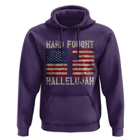 Hard Fought Hallelujah Hoodie Patriotic Christian Faith American Flag - Wonder Print Shop