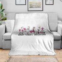 Hard Fought Hallelujah Throw Blanket Funny Christian Goose - Wonder Print Shop